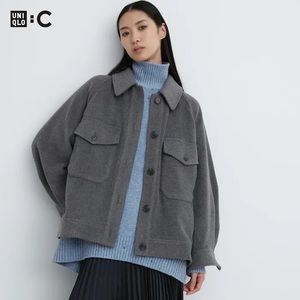 UNIQLO:C Oversized Wool Coat (XS)